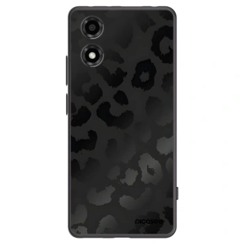 Picasee silikonski črni ovitek za Motorola Moto E14 - Midnight Leopard