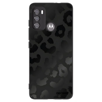 Picasee silikonski črni ovitek za Motorola Edge 60 5G - Midnight Leopard