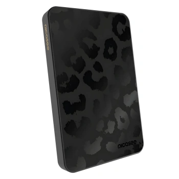 Prenosna baterija z MagSafe 5 000 mAh Siva - Midnight Leopard