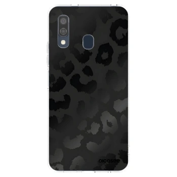 Picasee silikonski prozorni ovitek za Samsung Galaxy A40 A405F - Midnight Leopard