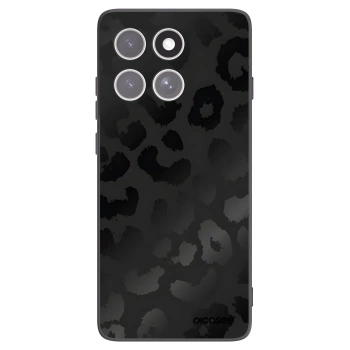 Picasee silikonski črni ovitek za Motorola Edge 60 Fusion - Midnight Leopard