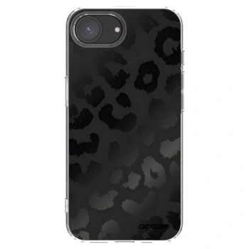 Picasee silikonski prozorni ovitek za Apple iPhone 17e - Midnight Leopard