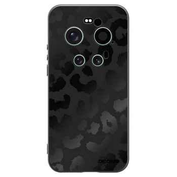 Picasee silikonski črni ovitek za Xiaomi 17 Ultra - Midnight Leopard