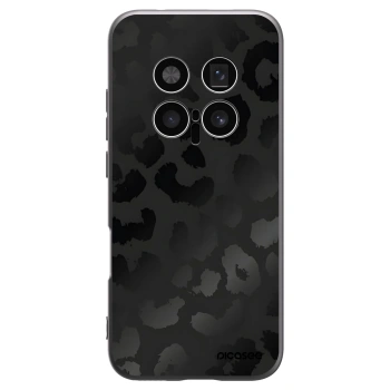 Picasee silikonski črni ovitek za Honor Magic8 Pro 5G - Midnight Leopard