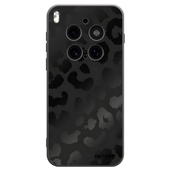 Picasee silikonski črni ovitek za Vivo X300 Pro - Midnight Leopard