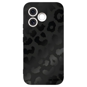 Picasee silikonski črni ovitek za Honor 600 Lite - Midnight Leopard