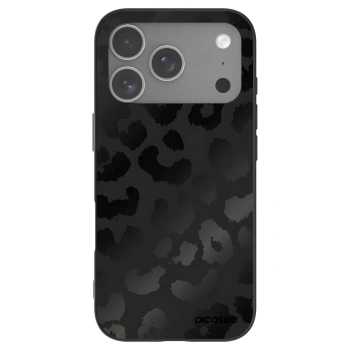 Picasee silikonski črni ovitek za Apple iPhone 18 Pro - Midnight Leopard