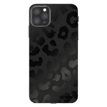 Picasee silikonski prozorni ovitek za Apple iPhone 11 Pro Max - Midnight Leopard
