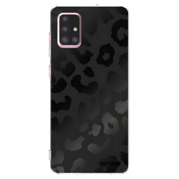 Picasee silikonski prozorni ovitek za Samsung Galaxy A71 A715F - Midnight Leopard
