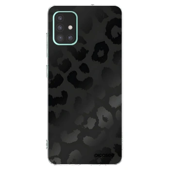 Picasee silikonski prozorni ovitek za Samsung Galaxy A51 A515F - Midnight Leopard
