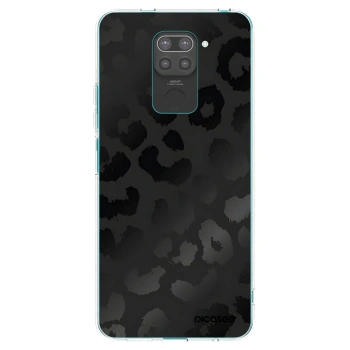 Picasee silikonski črni ovitek za Xiaomi Redmi Note 9 - Midnight Leopard
