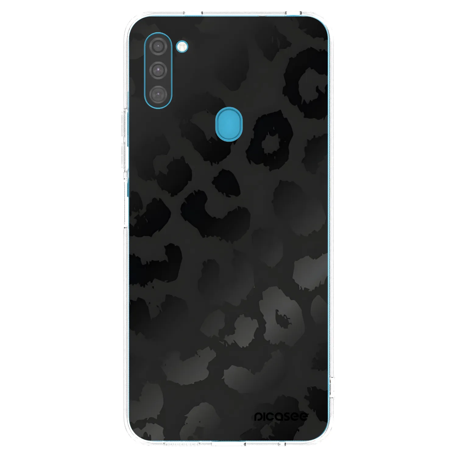 Picasee silikonski prozorni ovitek za Samsung Galaxy M11 - Midnight Leopard