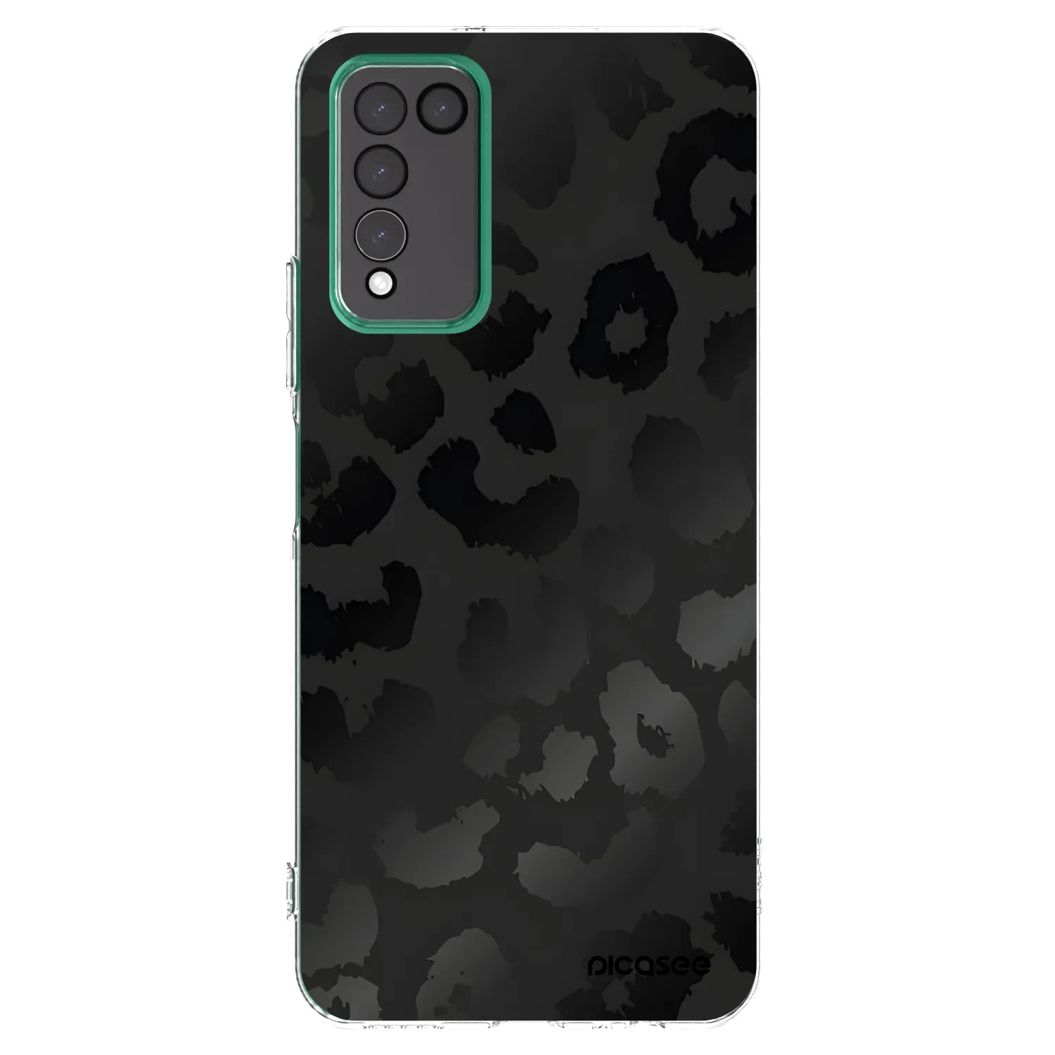 Picasee silikonski prozorni ovitek za Honor 10X Lite - Midnight Leopard