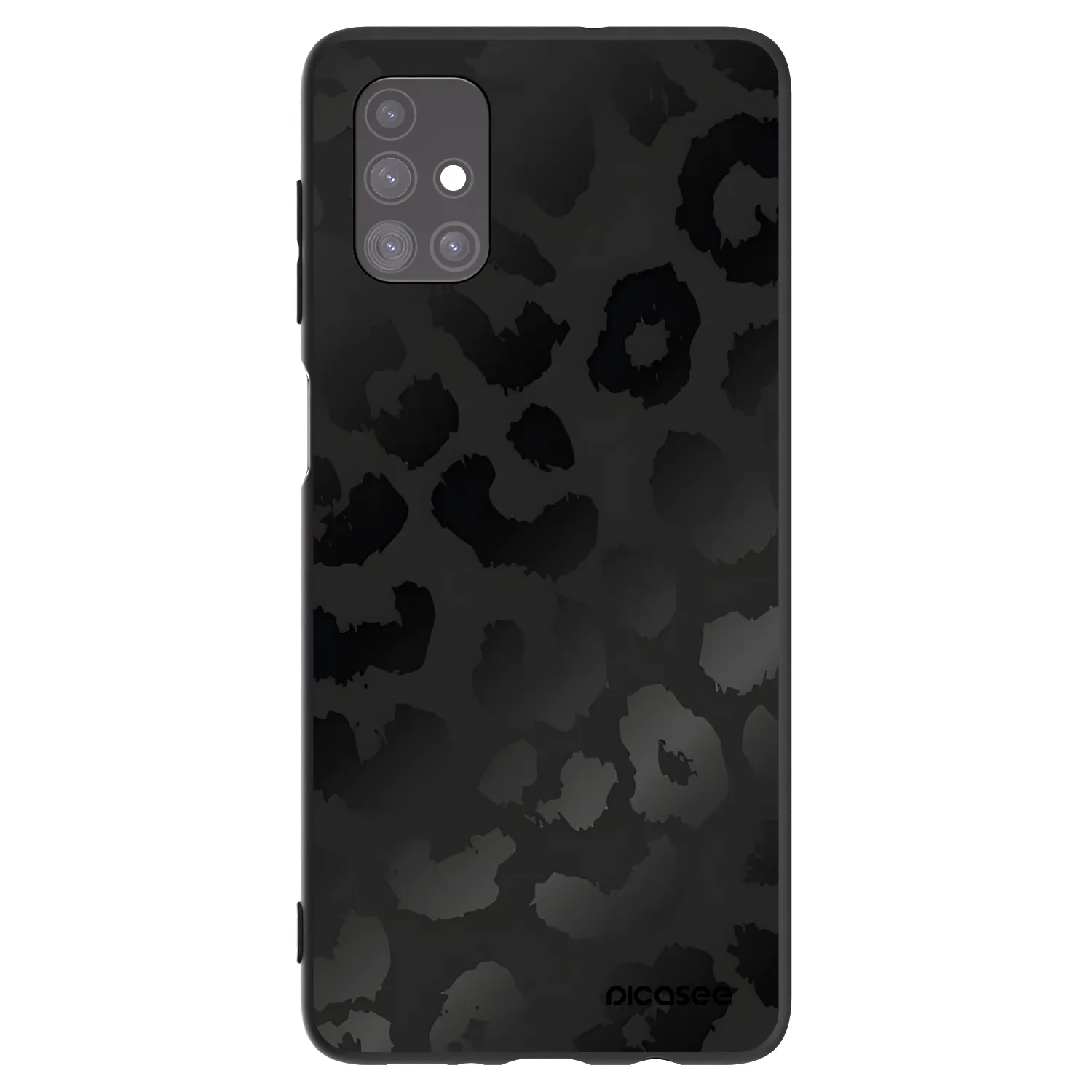 Picasee silikonski črni ovitek za Samsung Galaxy M51 M515F - Midnight Leopard