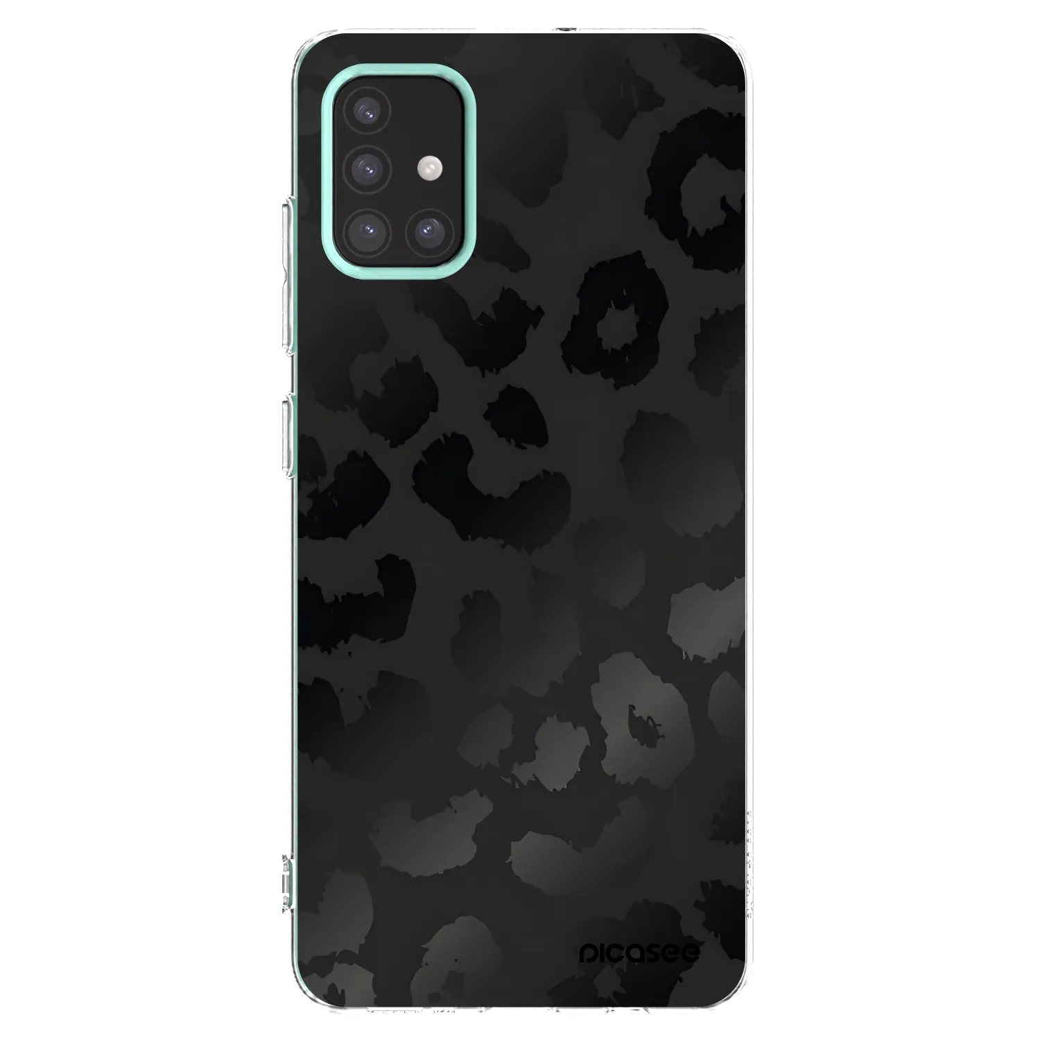 Picasee silikonski prozorni ovitek za Samsung Galaxy M31s - Midnight Leopard