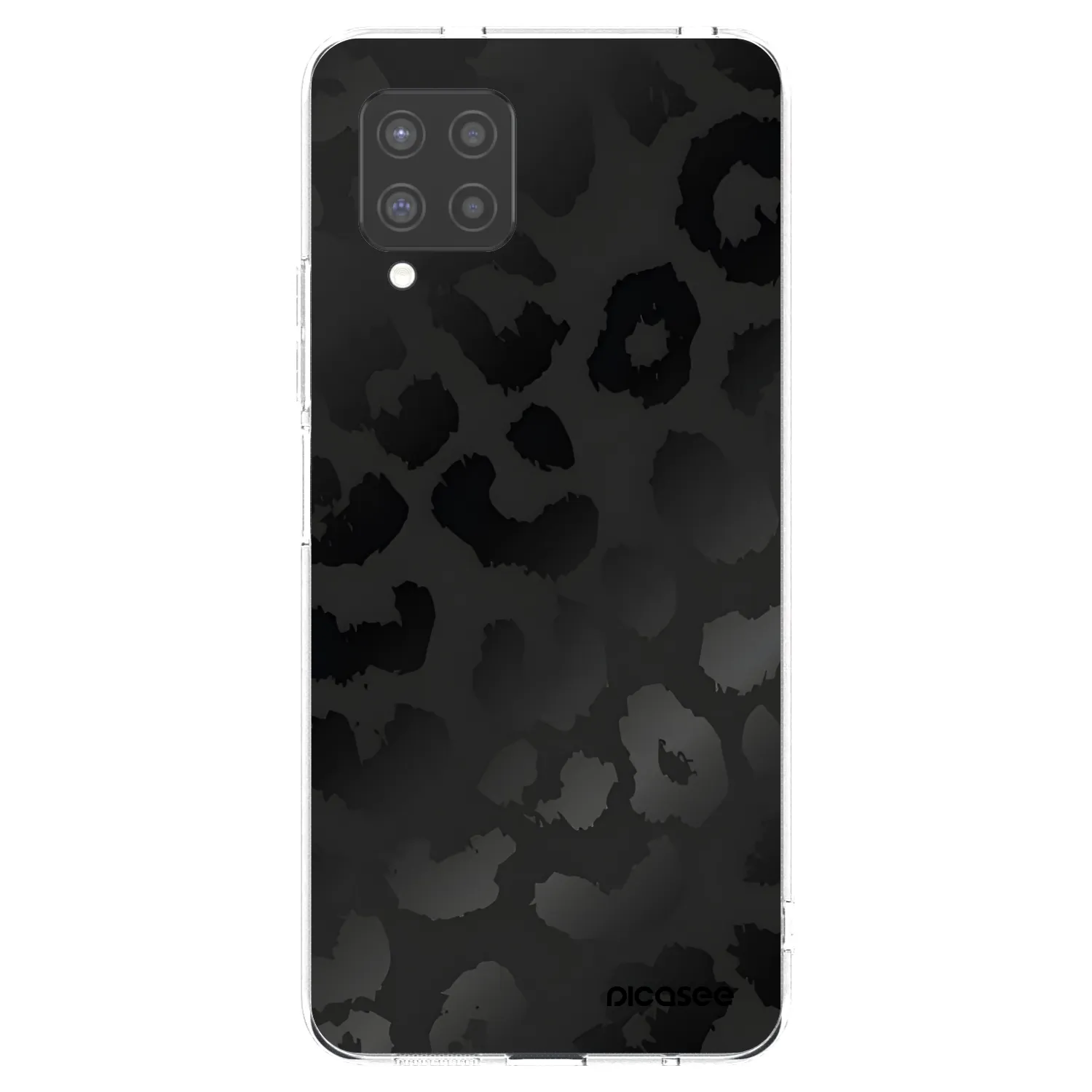 Picasee silikonski prozorni ovitek za Samsung Galaxy A42 A426B - Midnight Leopard