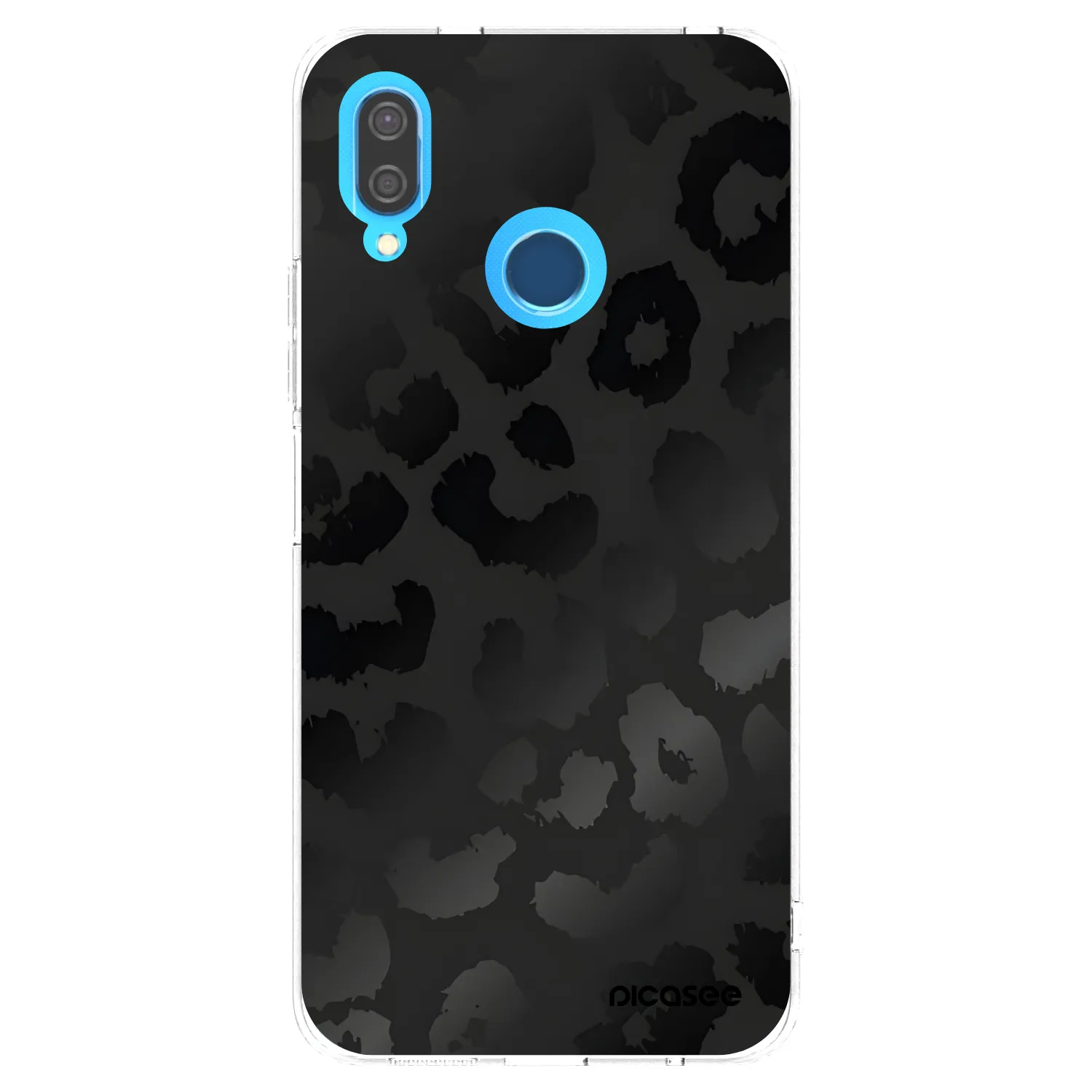 Picasee silikonski prozorni ovitek za Huawei P20 Lite - Midnight Leopard