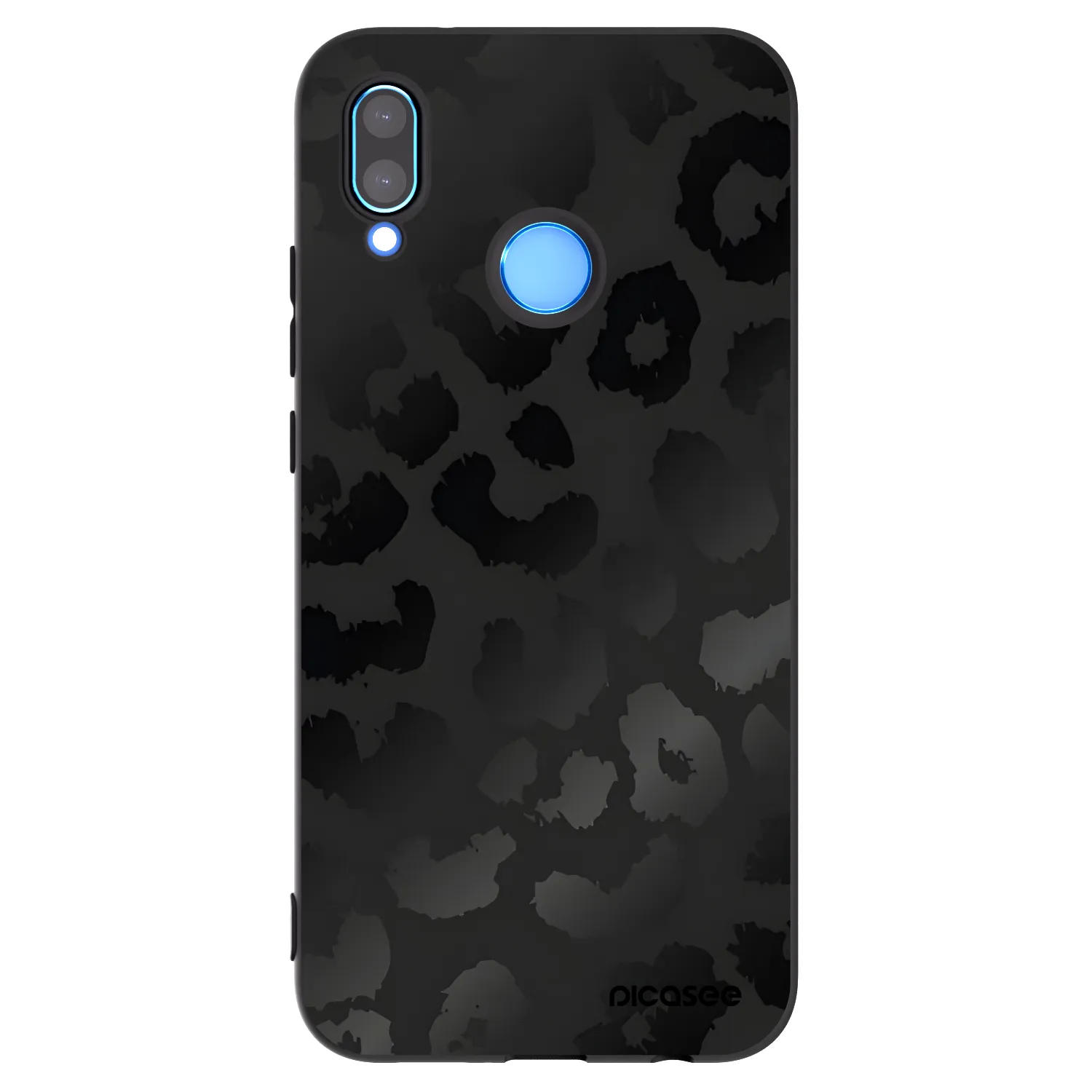 Picasee silikonski črni ovitek za Huawei P20 Lite - Midnight Leopard