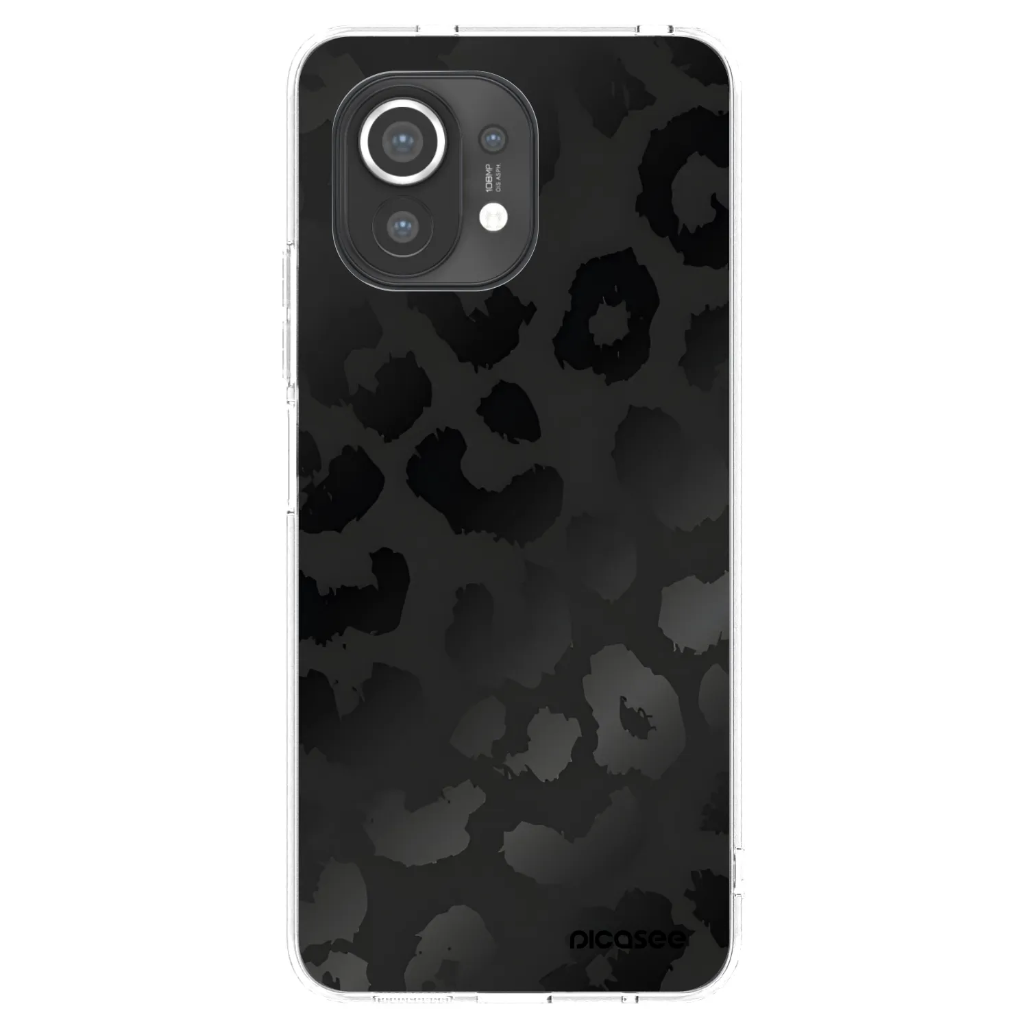 Picasee silikonski prozorni ovitek za Xiaomi Mi 11 - Midnight Leopard