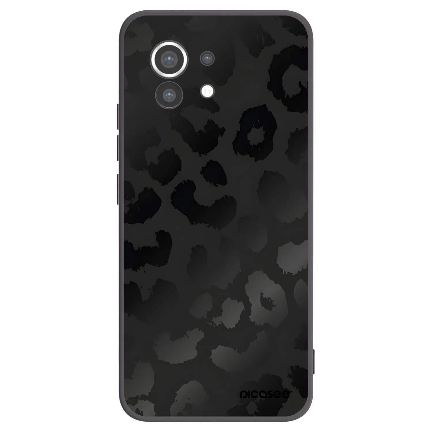 Picasee silikonski črni ovitek za Xiaomi Mi 11 - Midnight Leopard