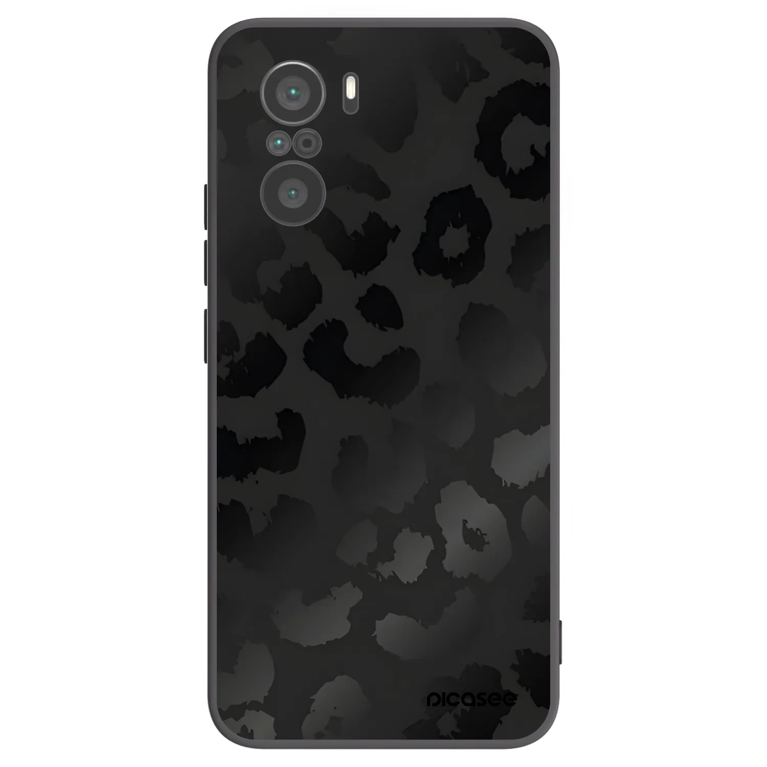 Picasee silikonski črni ovitek za Xiaomi Poco F3 - Midnight Leopard