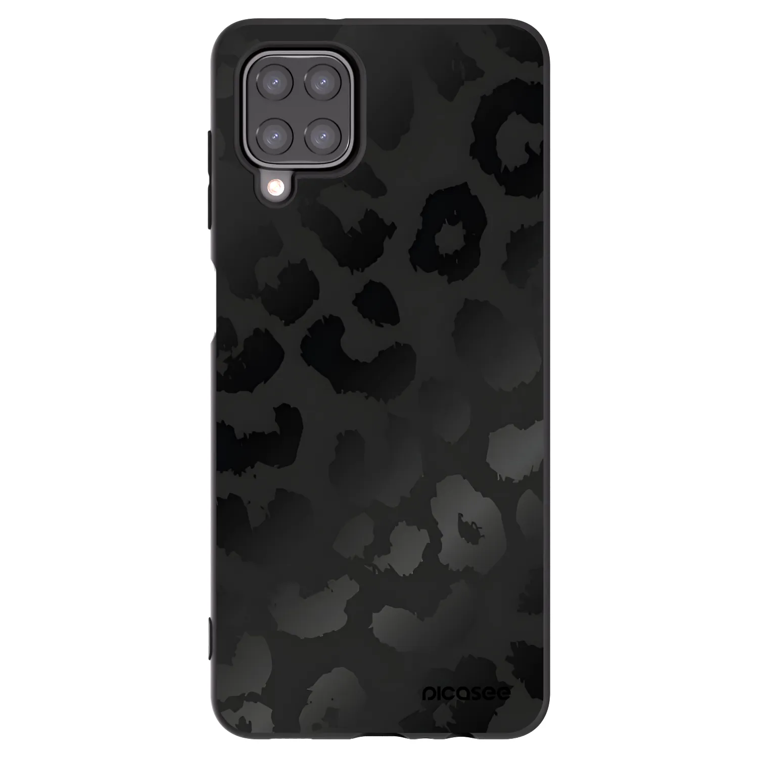 Picasee silikonski črni ovitek za Samsung Galaxy M12 M127F - Midnight Leopard