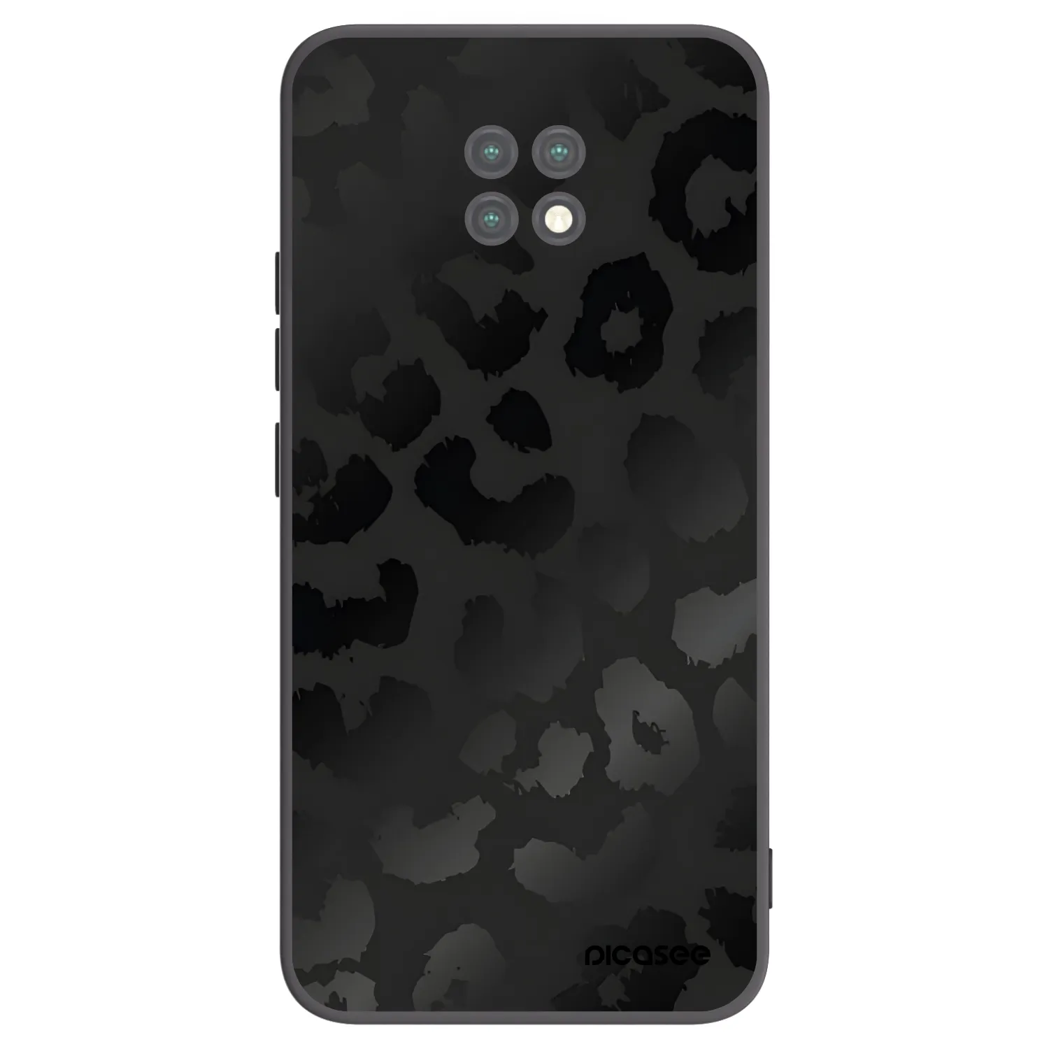 Picasee silikonski črni ovitek za Xiaomi Redmi Note 9T - Midnight Leopard