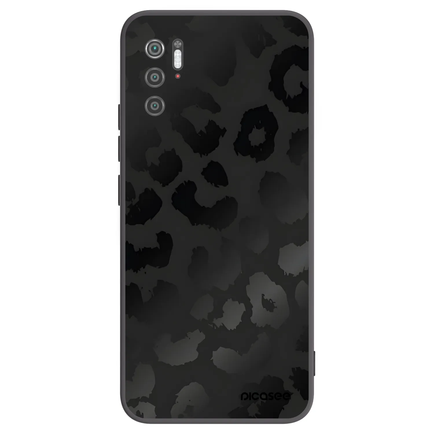 Picasee silikonski črni ovitek za Xiaomi Poco M3 Pro 5G - Midnight Leopard