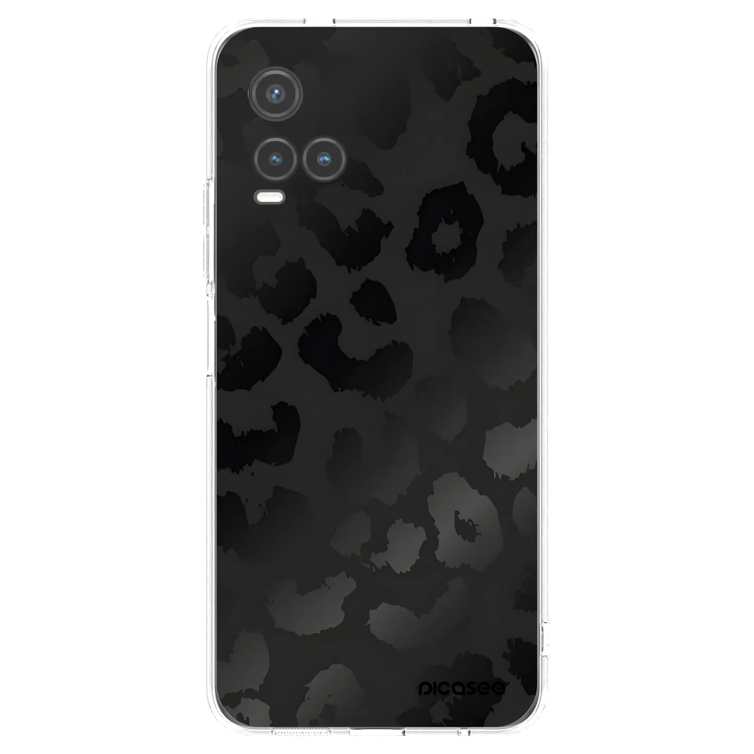 Picasee silikonski prozorni ovitek za Vivo Y33s - Midnight Leopard
