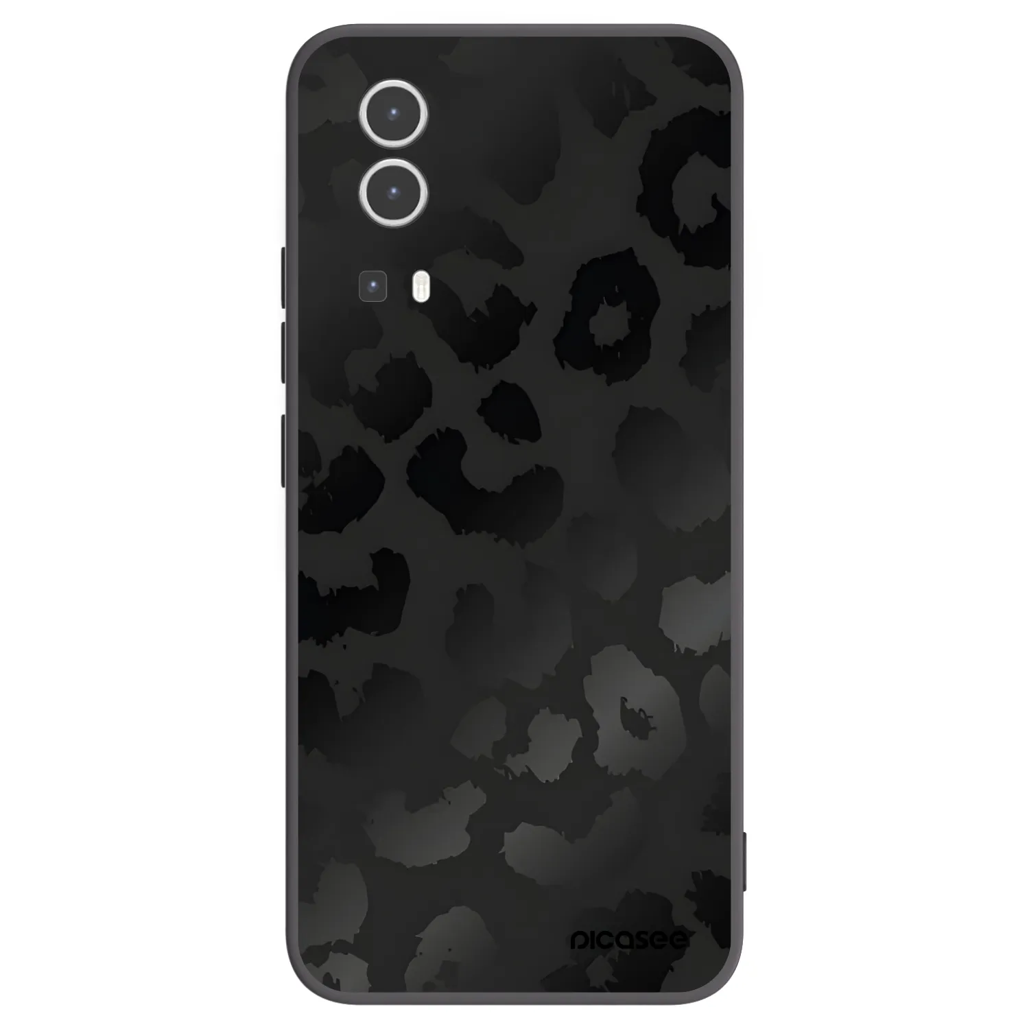 Picasee silikonski črni ovitek za Vivo Y72 5G - Midnight Leopard