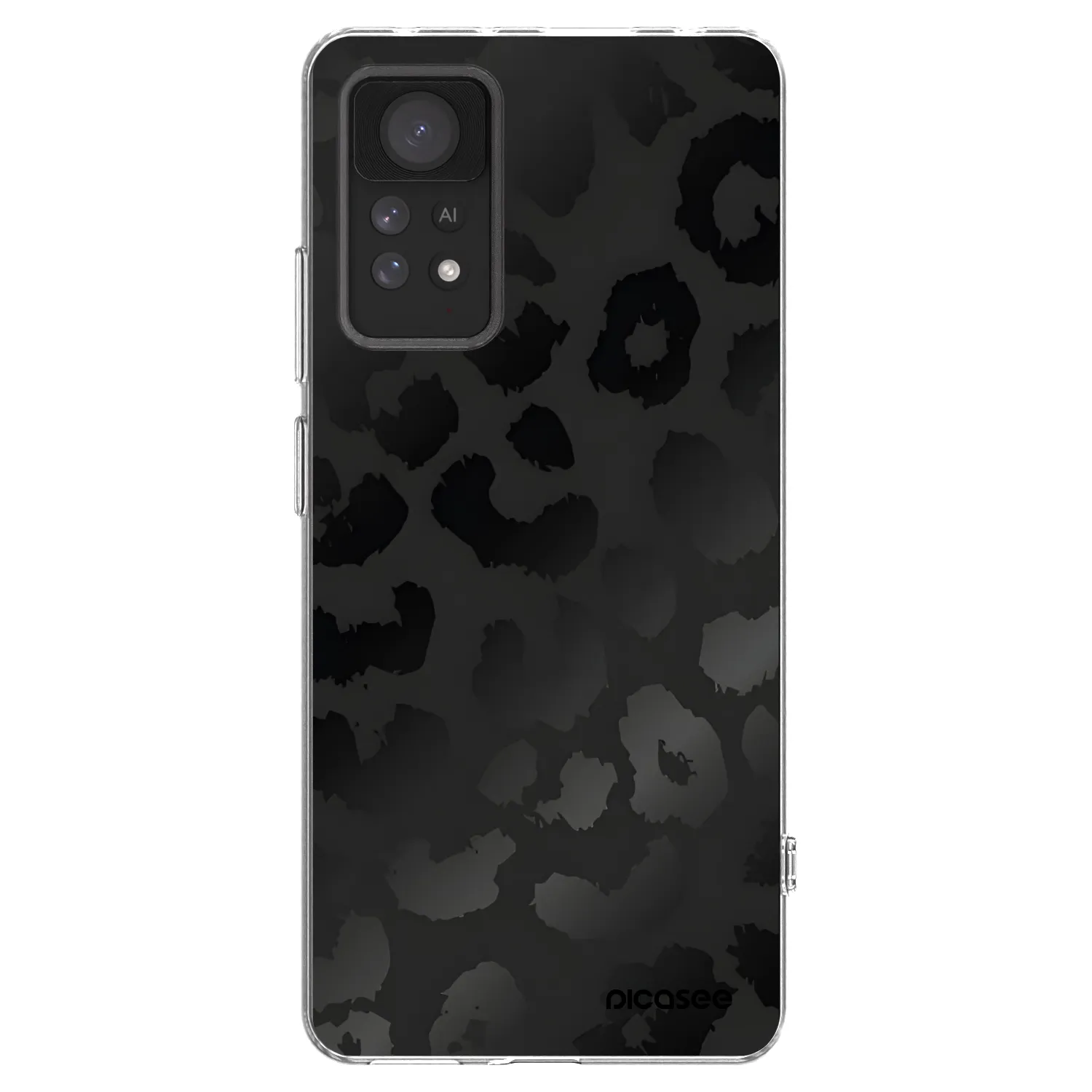 Picasee silikonski prozorni ovitek za Xiaomi Redmi Note 11 Pro - Midnight Leopard