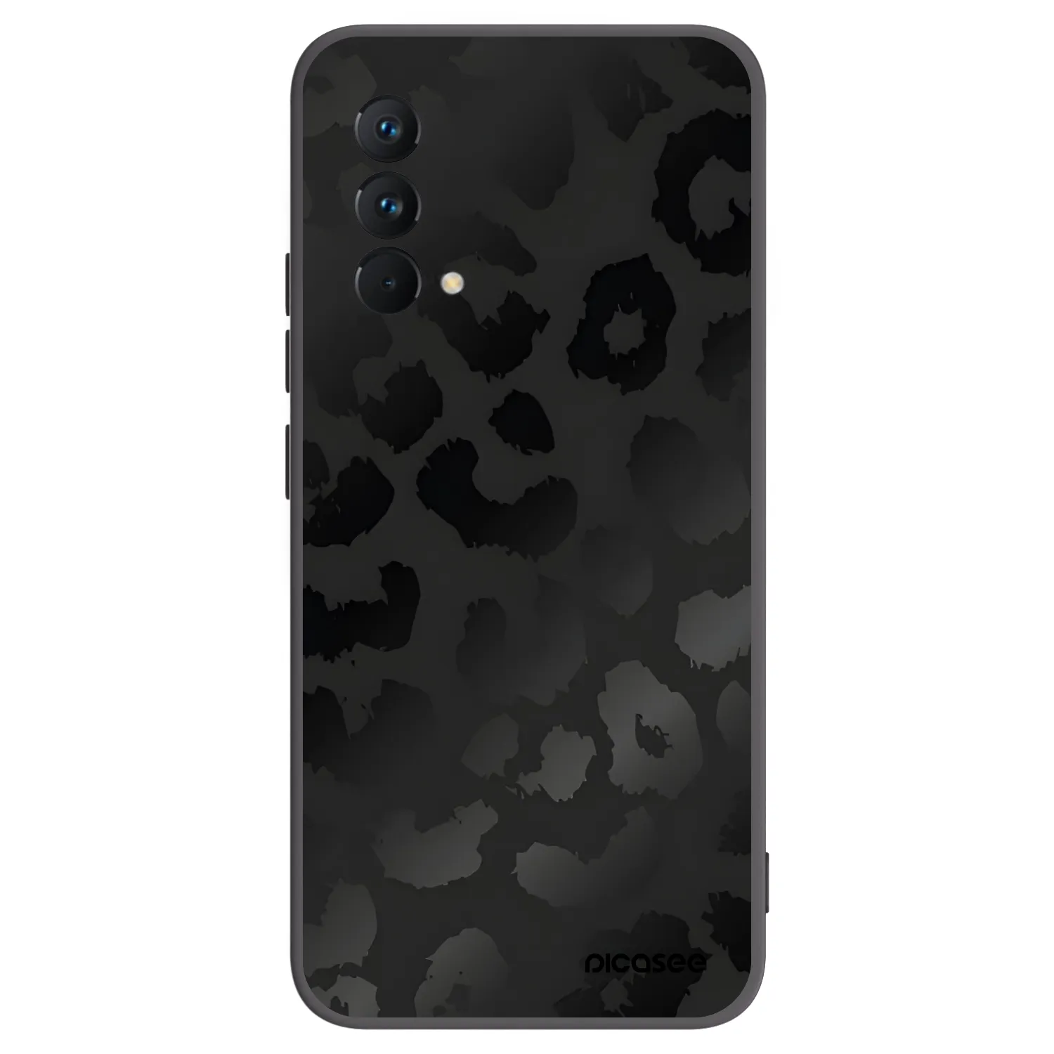 Picasee silikonski črni ovitek za Realme GT Master Edition 5G - Midnight Leopard