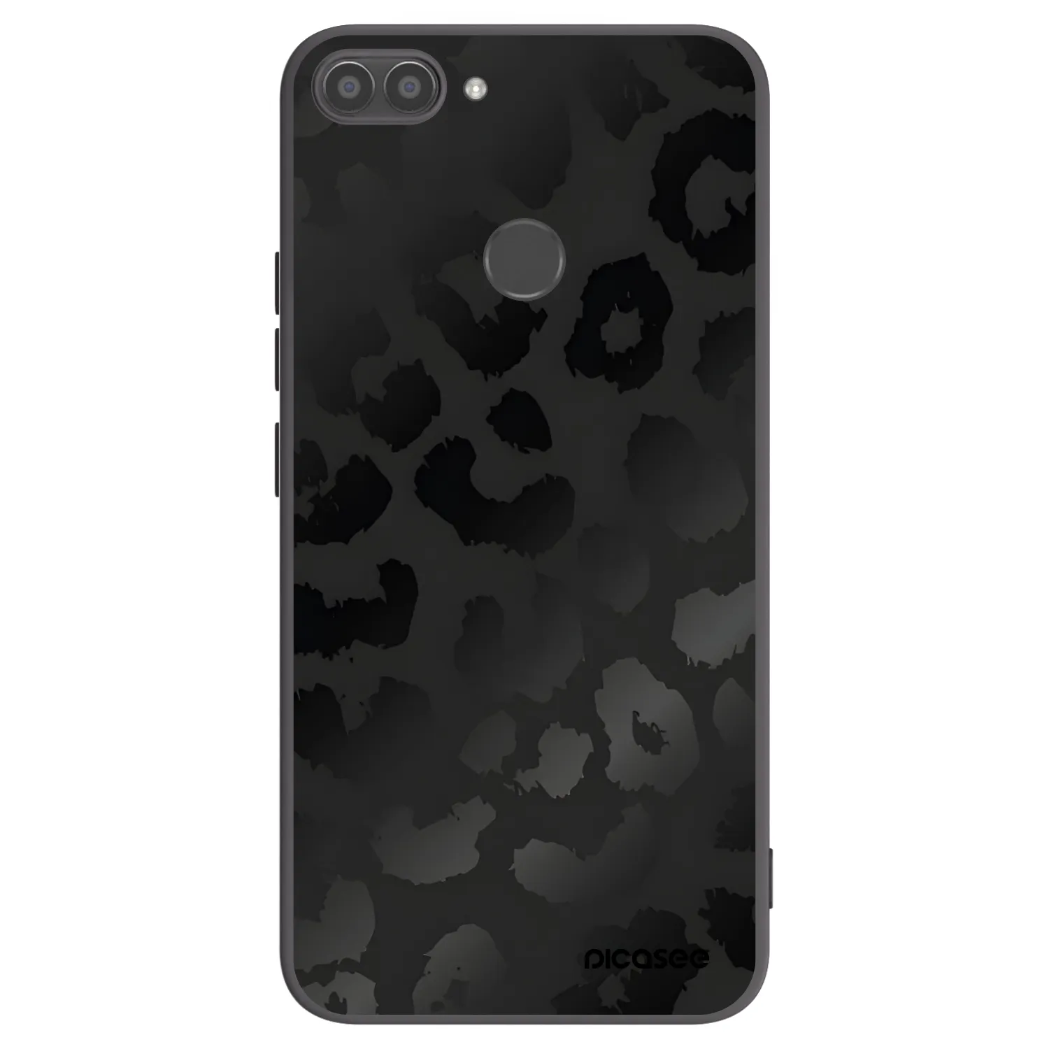 Picasee silikonski črni ovitek za Huawei P Smart - Midnight Leopard