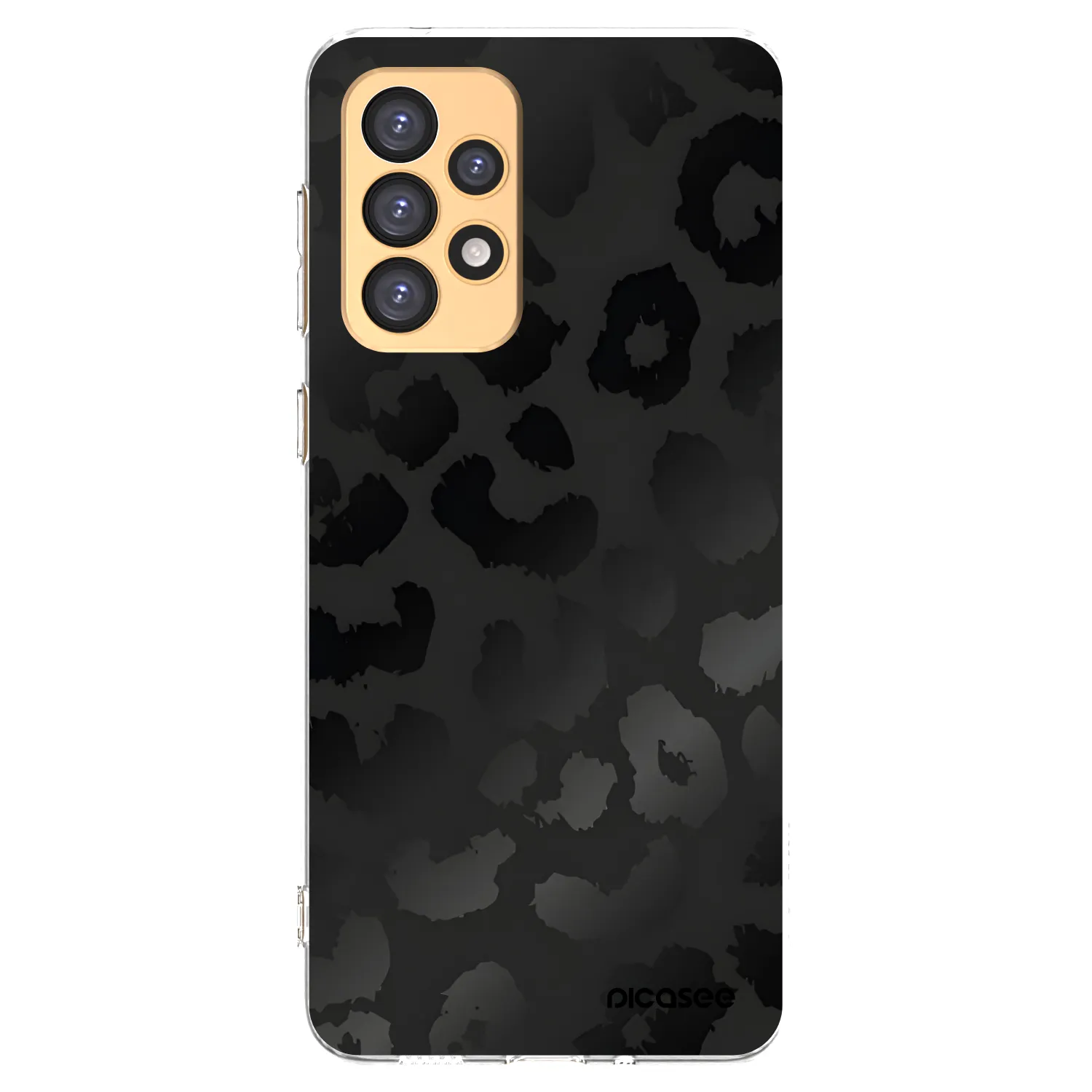 Picasee silikonski prozorni ovitek za Samsung Galaxy A33 5G A336 - Midnight Leopard