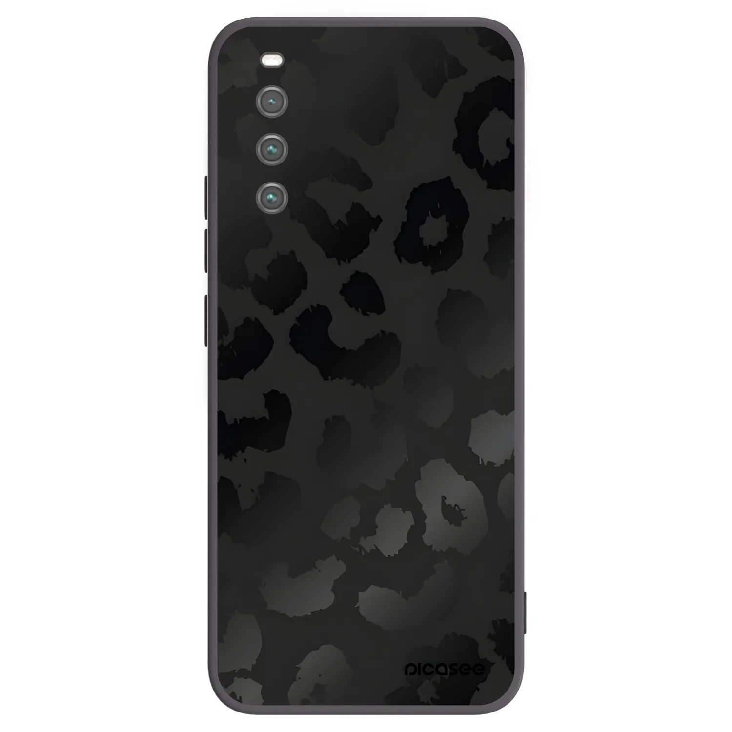 Picasee silikonski črni ovitek za Sony Xperia 10 IV 5G - Midnight Leopard