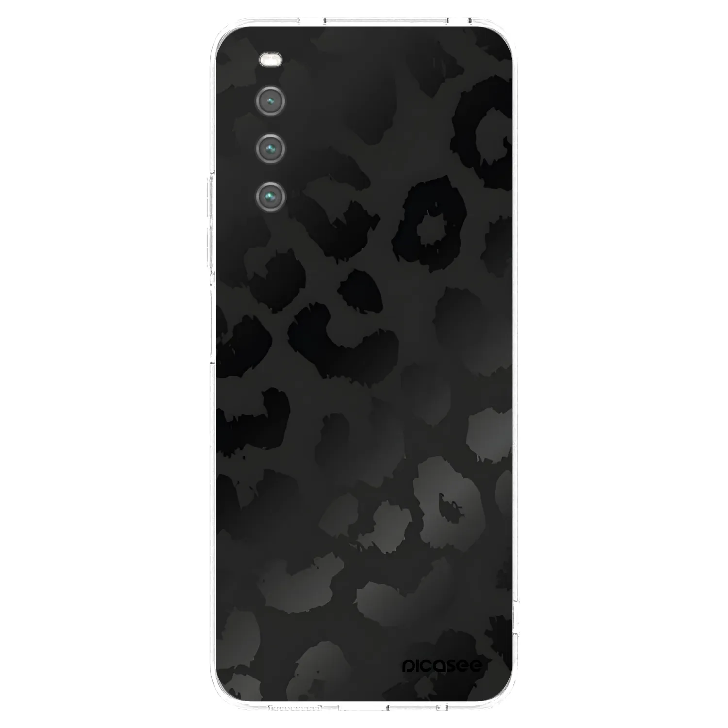 Picasee silikonski prozorni ovitek za Sony Xperia 10 IV 5G - Midnight Leopard