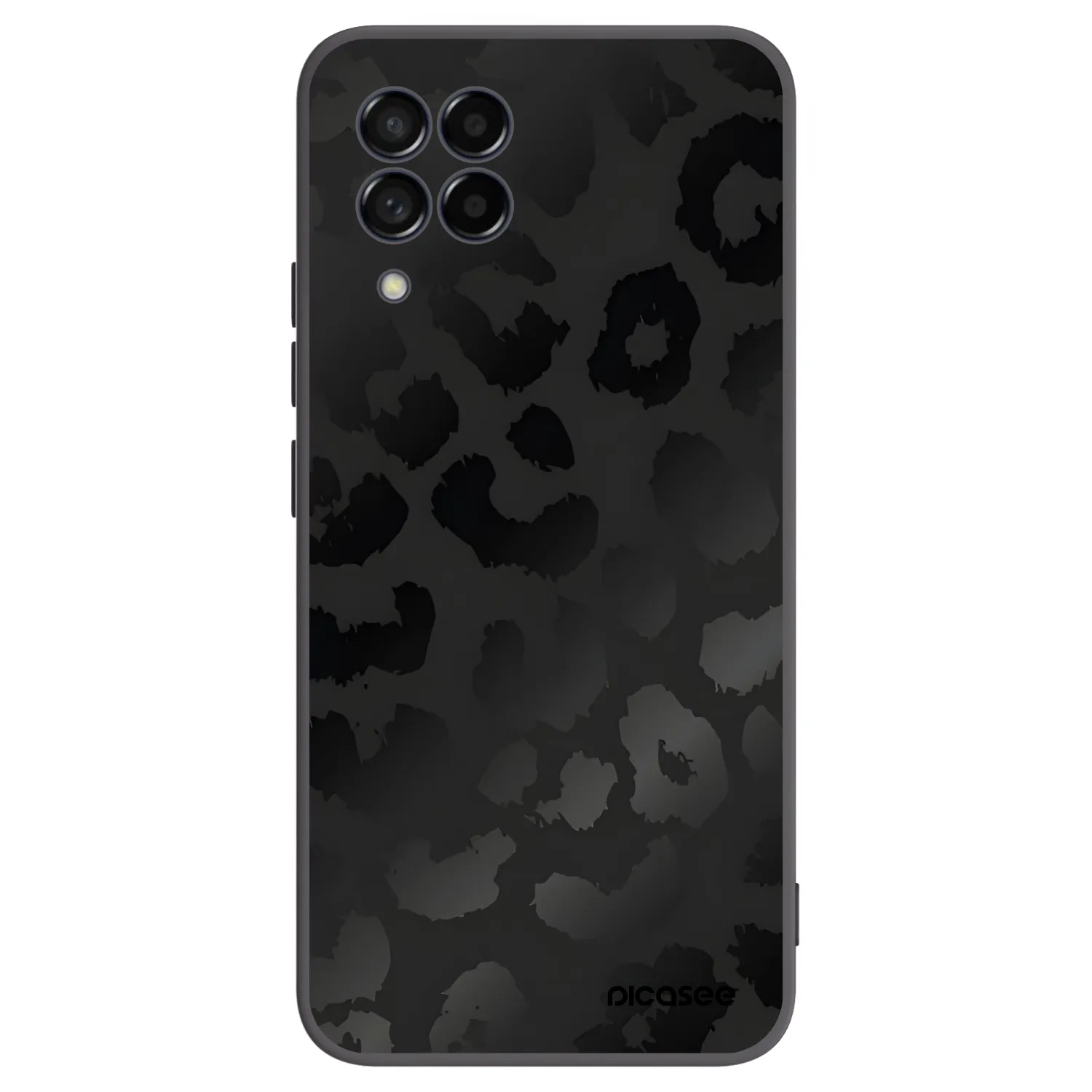 Picasee silikonski črni ovitek za Samsung Galaxy M53 5G - Midnight Leopard