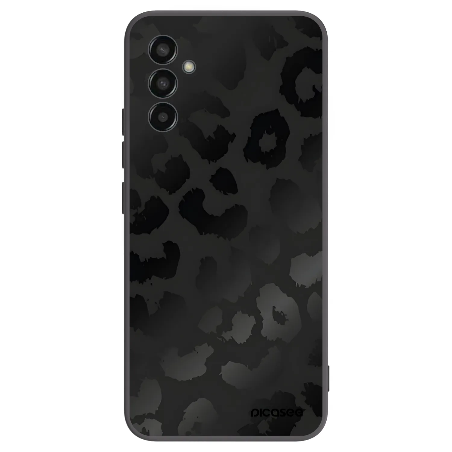 Picasee silikonski črni ovitek za Samsung Galaxy M13 M135F - Midnight Leopard