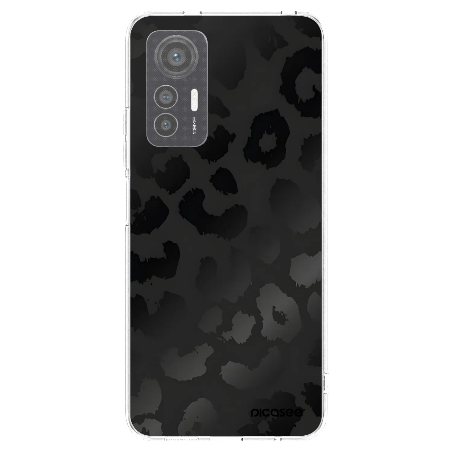 Picasee silikonski prozorni ovitek za Xiaomi 12 Lite - Midnight Leopard