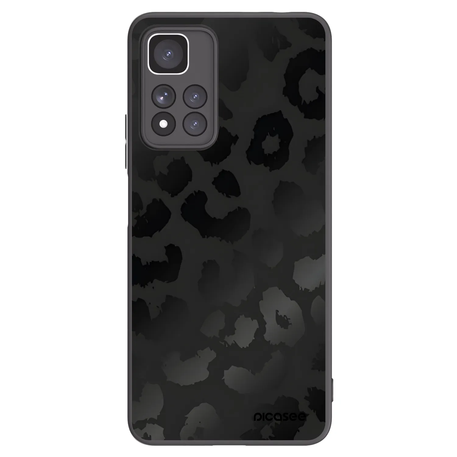 Picasee silikonski črni ovitek za Xiaomi Redmi Note 11 Pro+ 5G - Midnight Leopard
