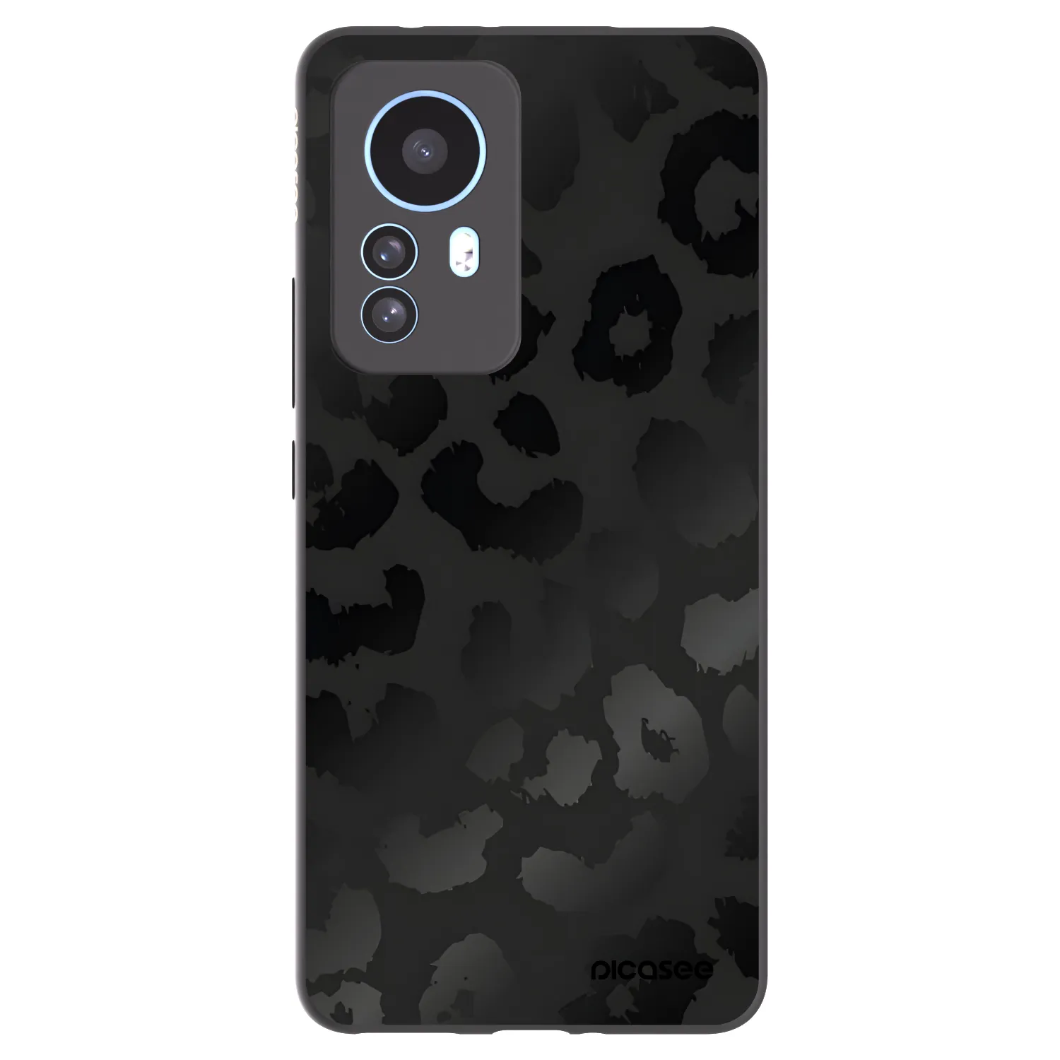 Picasee silikonski črni ovitek za Xiaomi 12T Pro - Midnight Leopard