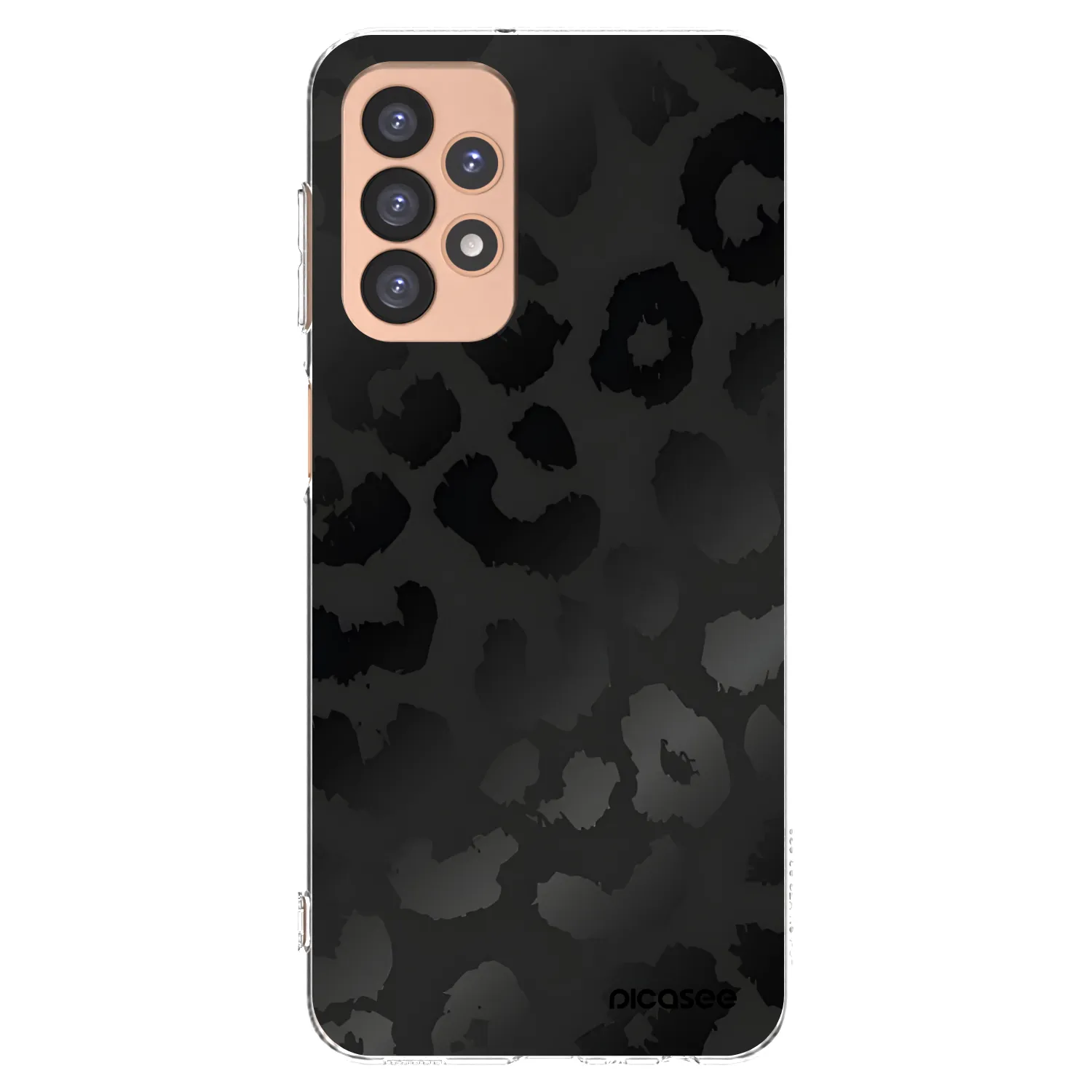 Picasee silikonski prozorni ovitek za Samsung Galaxy A23 A236B 5G - Midnight Leopard
