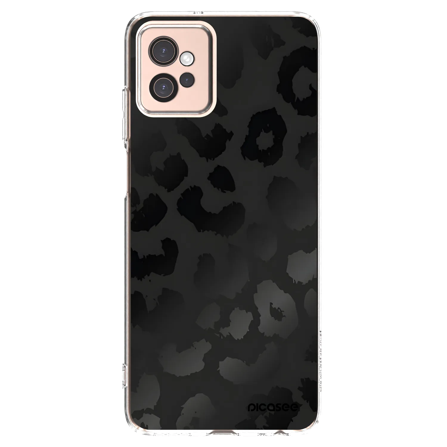 Picasee silikonski prozorni ovitek za Motorola Moto G32 - Midnight Leopard