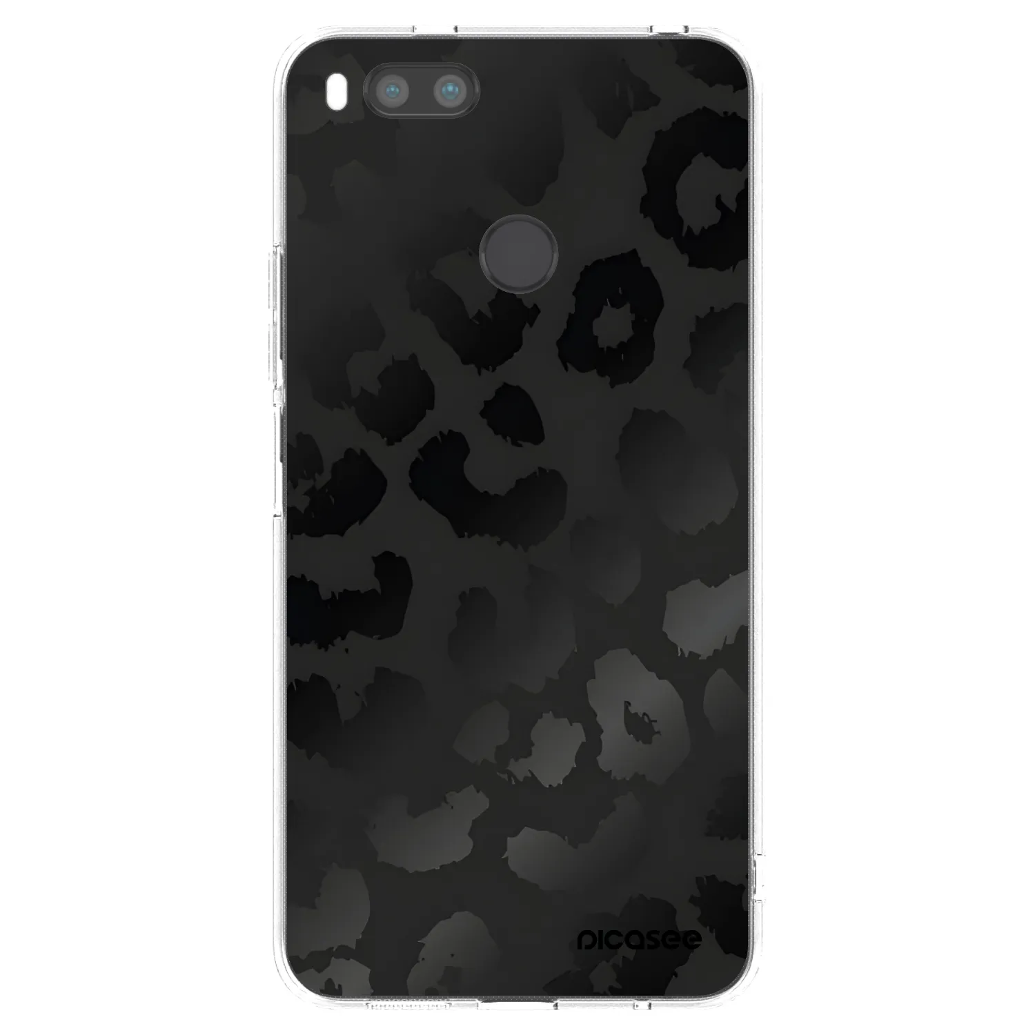 Picasee silikonski prozorni ovitek za Xiaomi Redmi A1 - Midnight Leopard
