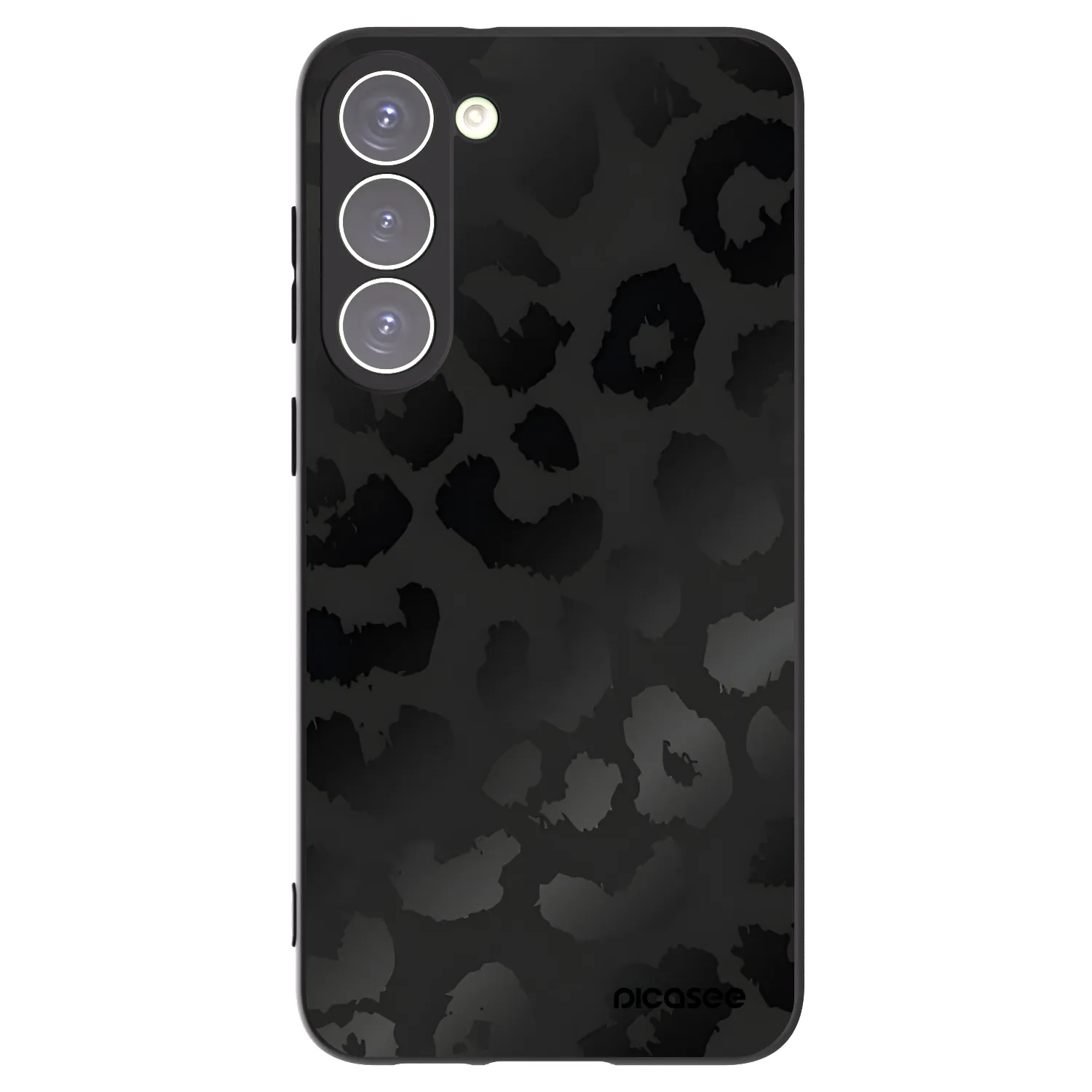 Picasee silikonski črni ovitek za Samsung Galaxy S23+ 5G - Midnight Leopard