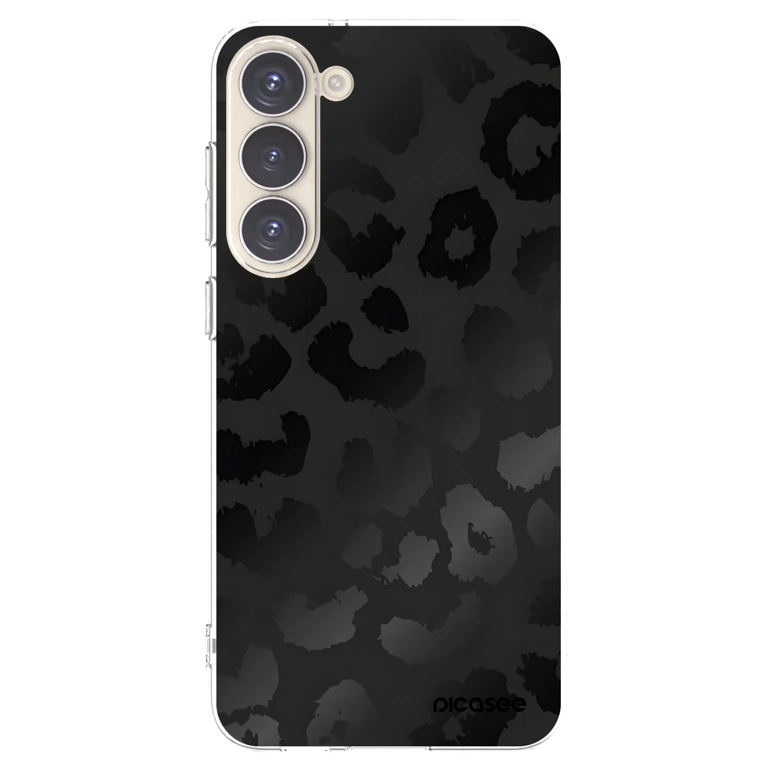 Picasee silikonski prozorni ovitek za Samsung Galaxy S23+ 5G - Midnight Leopard