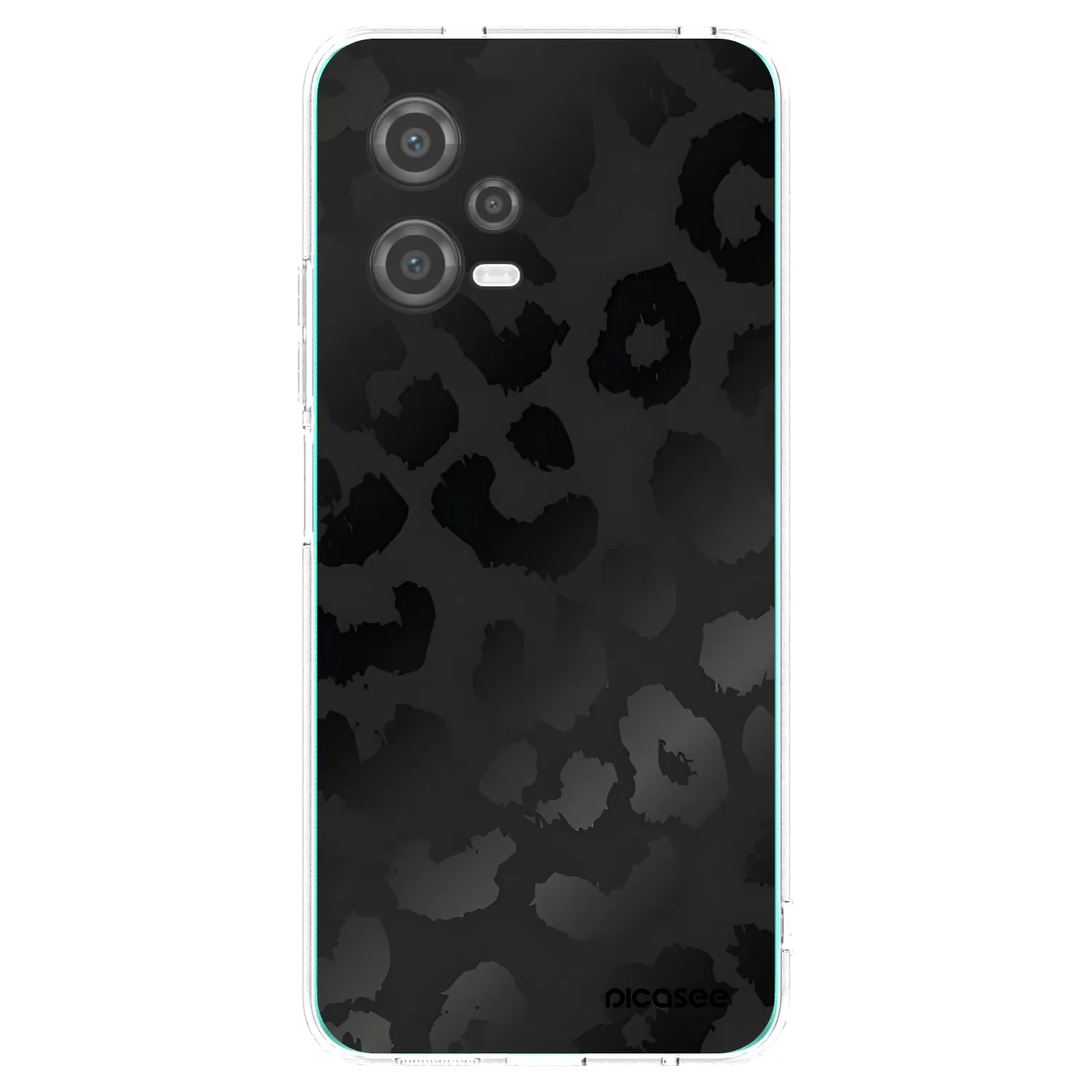 Picasee silikonski prozorni ovitek za Xiaomi Poco X5 - Midnight Leopard