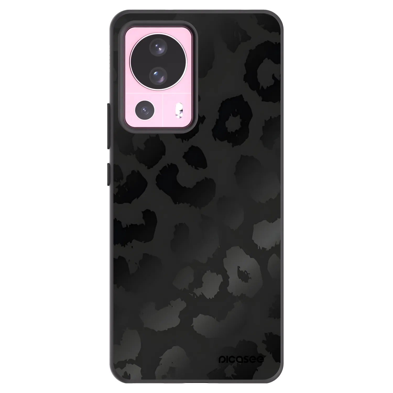 Picasee silikonski črni ovitek za Xiaomi 13 Lite - Midnight Leopard