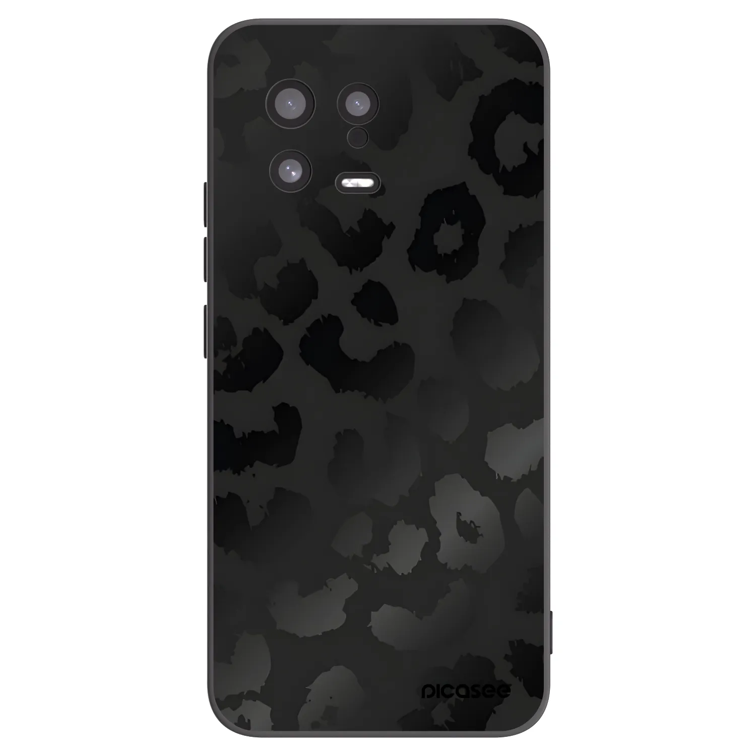 Picasee silikonski črni ovitek za Xiaomi 13 - Midnight Leopard