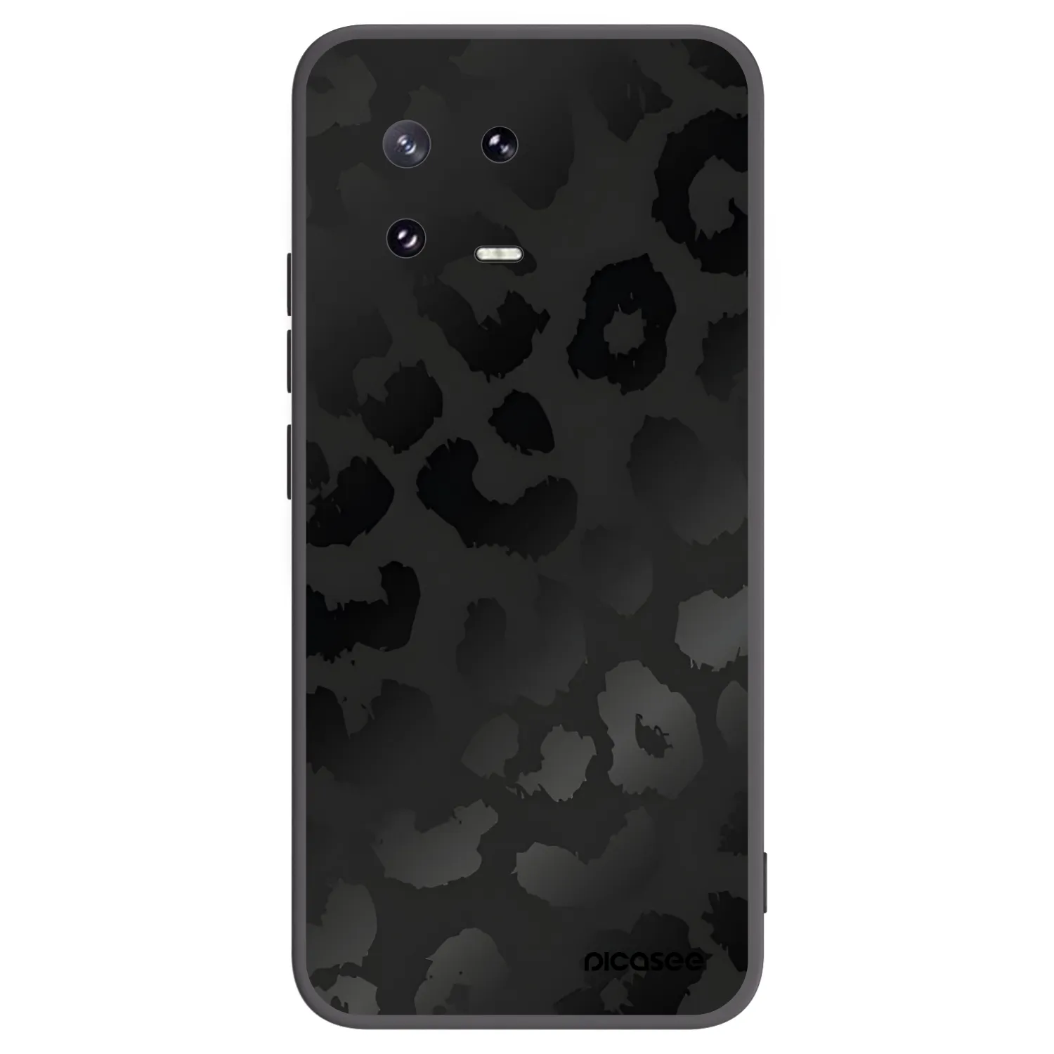 Picasee silikonski črni ovitek za Xiaomi 13 Pro - Midnight Leopard
